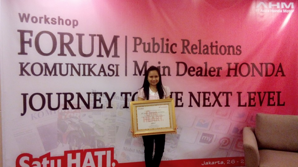 Public Relations Terbaik Main Dealer Honda 2014